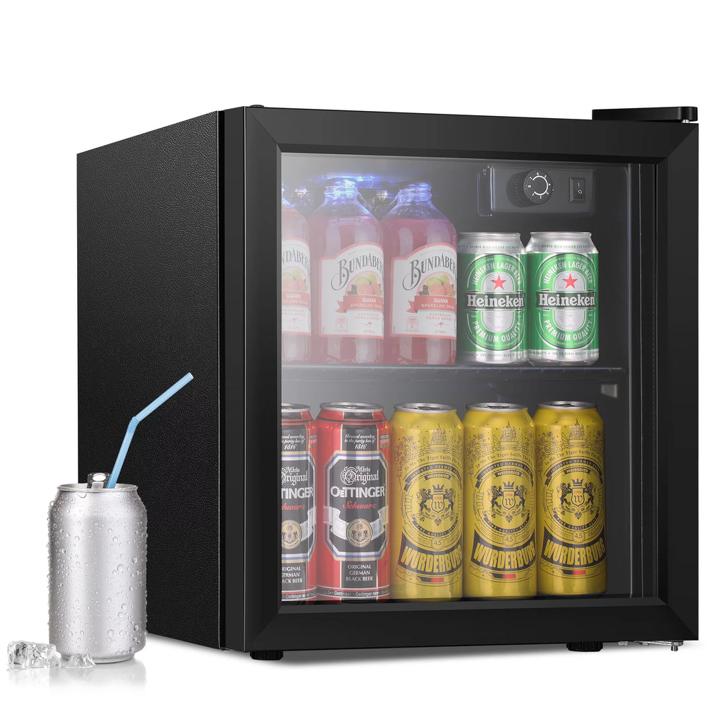 3.2 Cu.ft 120 Can Beverage Refrigerator Cooler Black D78421