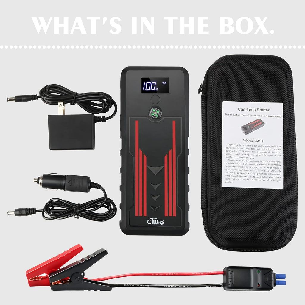 12V 600A 15000mAh Portable Jump Starter K41697