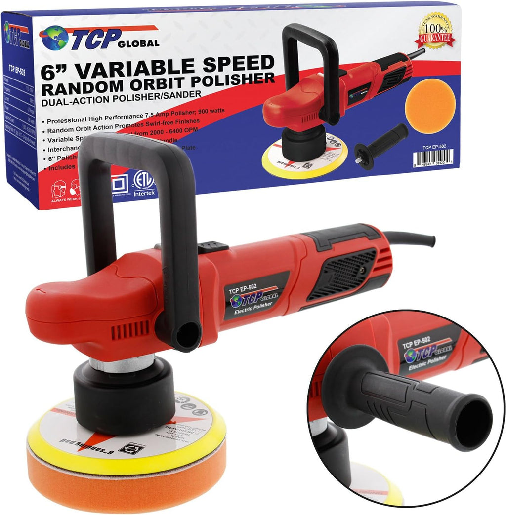 6 Variable Speed Random Orbit Dual-Action Polisher L6272