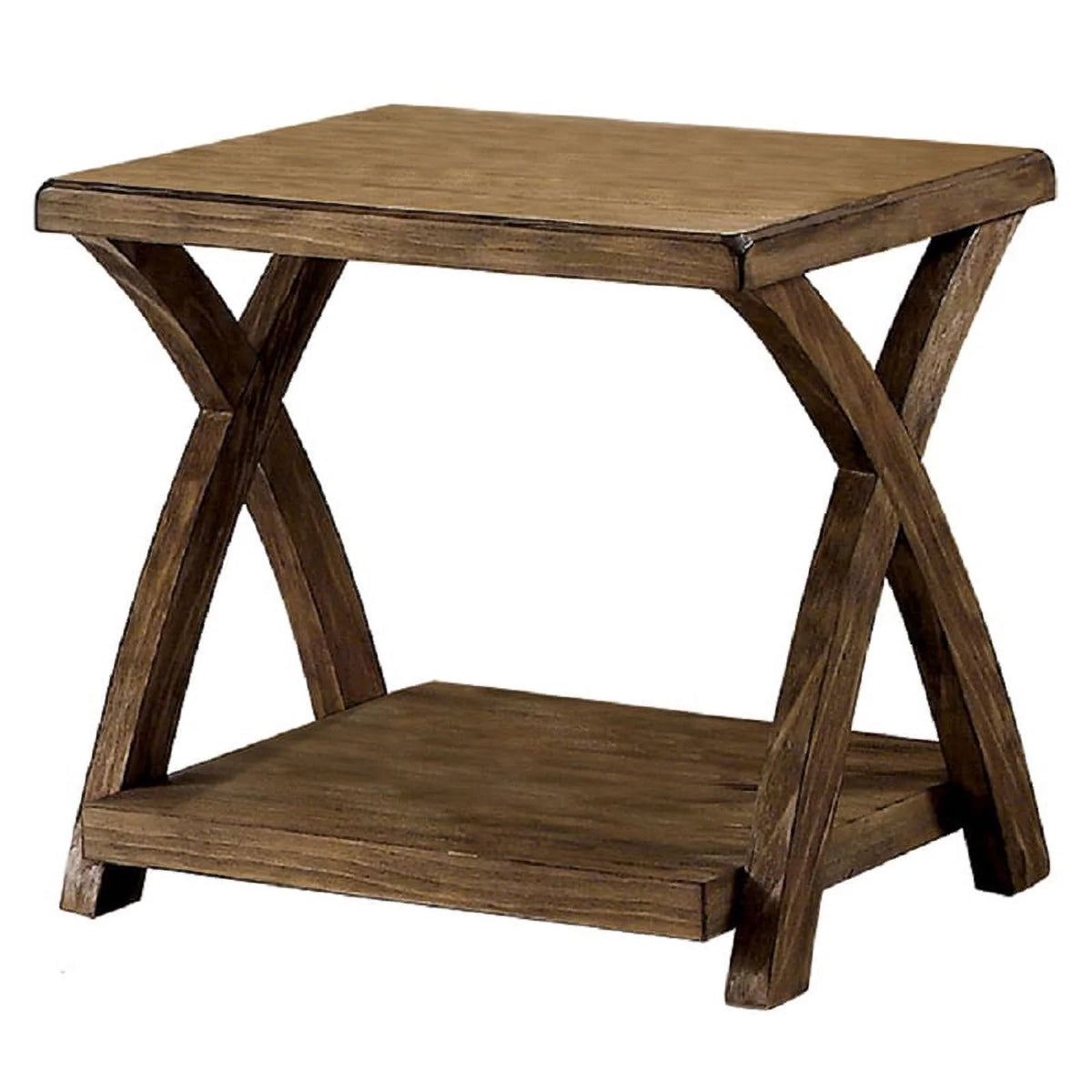 Rustic Wood 3-Piece Coffee Table Set W409