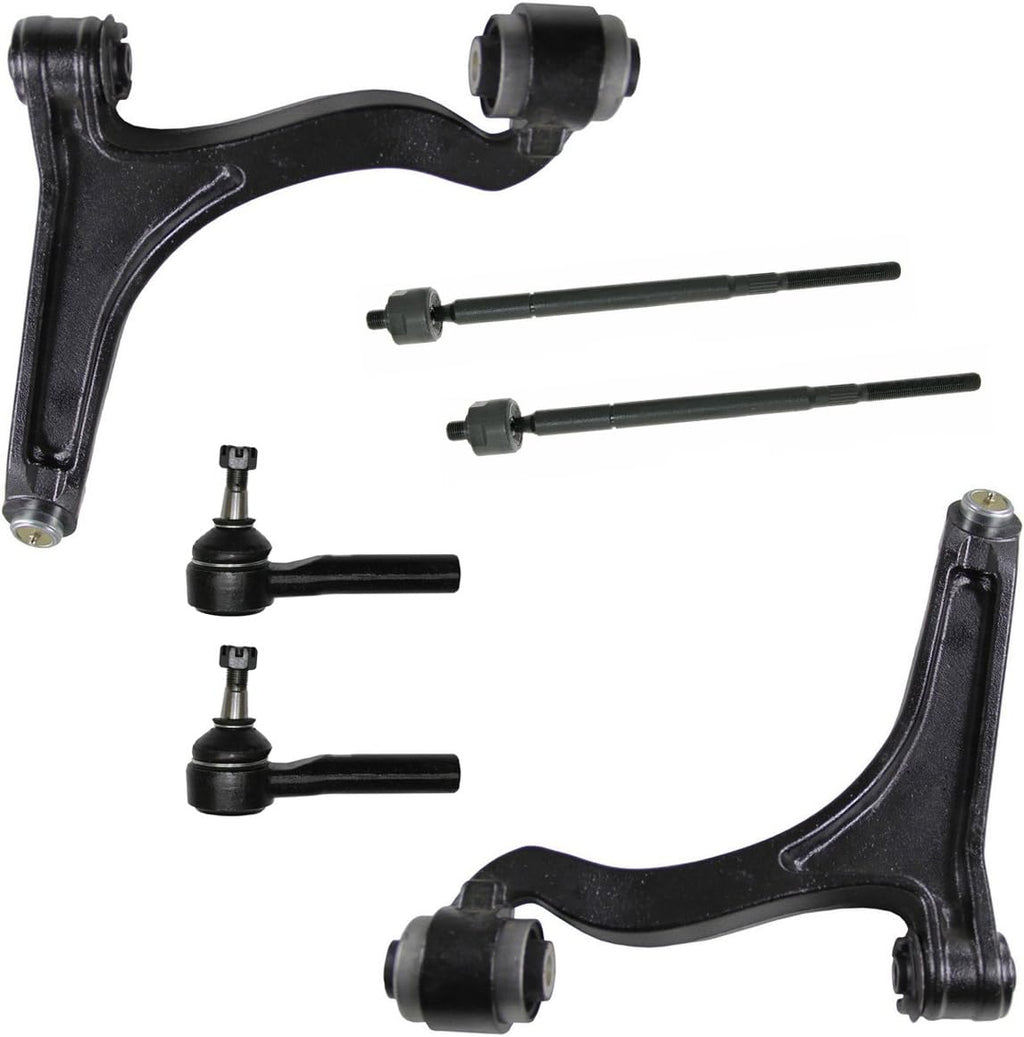 Front Lower Control Arm with Ball Joints and Tie Rods 6pc Set V575257