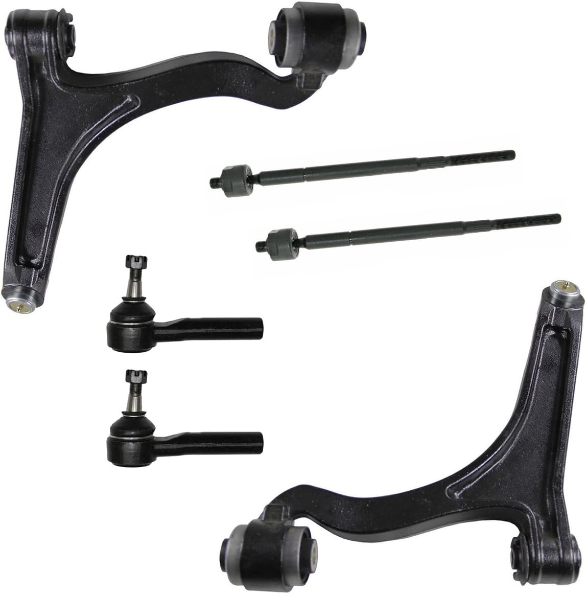 Front Lower Control Arm with Ball Joints and Tie Rods 6pc Set V575257