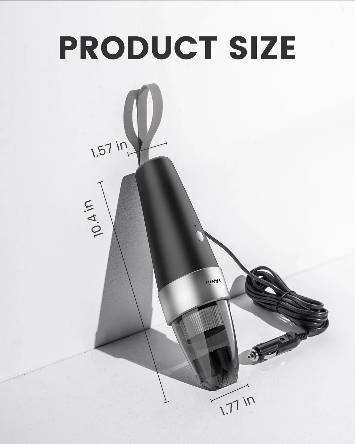 Car Vacuum Cleaner 6000PA 12V Handheld Wet/Dry C207
