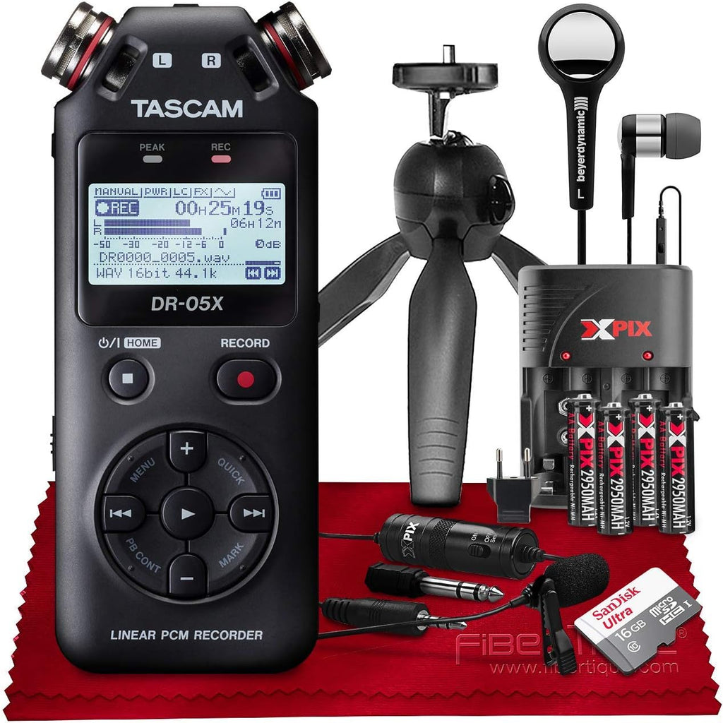 32GB Portable Stereo Digital Audio Recorder with USB Audio Interface F556