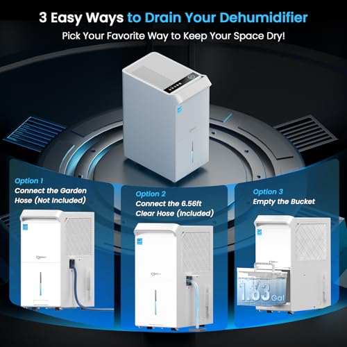 52 Pint/Day Dehumidifier with Drain Hose R708587