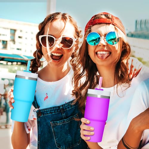 6PCS Replacement Straws for Stanley 20oz 14oz Tumbler, Reusable Clear Straws, BPA Free V575536