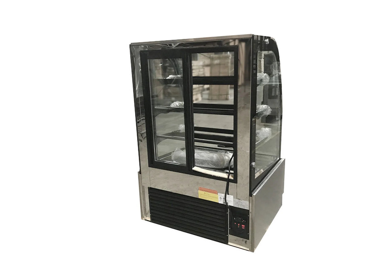 12.3 Cu Ft 36 ins Commercial Refrigerated Bakery Display Cooler Case with Curve Glass M1953