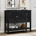 White Wood Console Table with 2 Drawers R690533