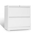 White 2-Drawer Lateral Filing Cabinet D490158
