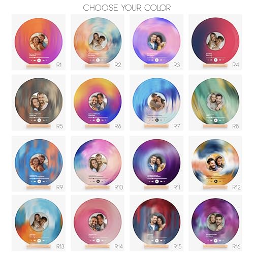 Decorative Vinyl Record with Custom Photo Y49618