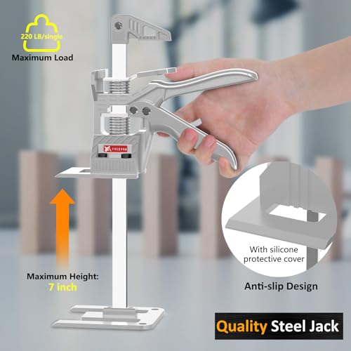 Labor Saving Arm Jack 2 Pcs Height Adjustment Lifting Device with Portable Bag D60243