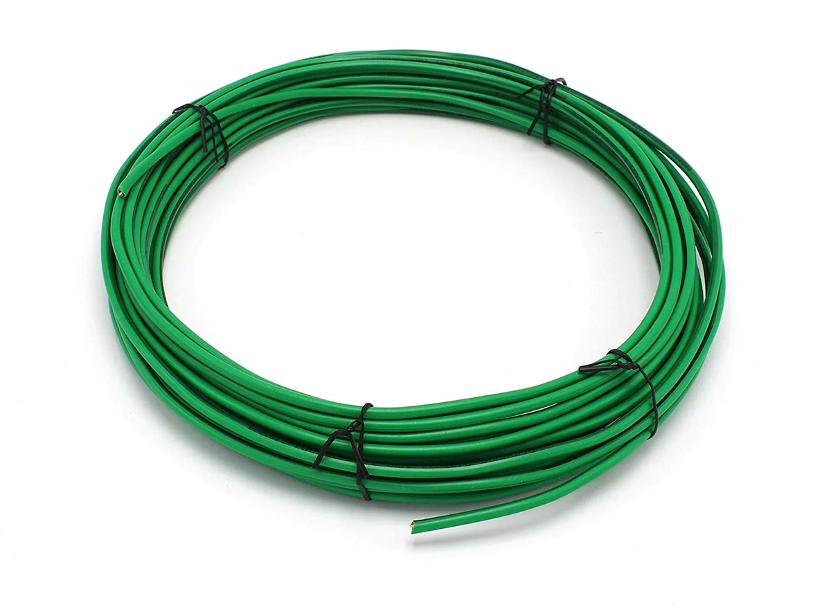 100 Feet Insulated Solid Copper THHN THWN Wire 12 AWG Green Q48560