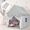 Kids Play Tent Playhouse Castle with Mat Gray T522