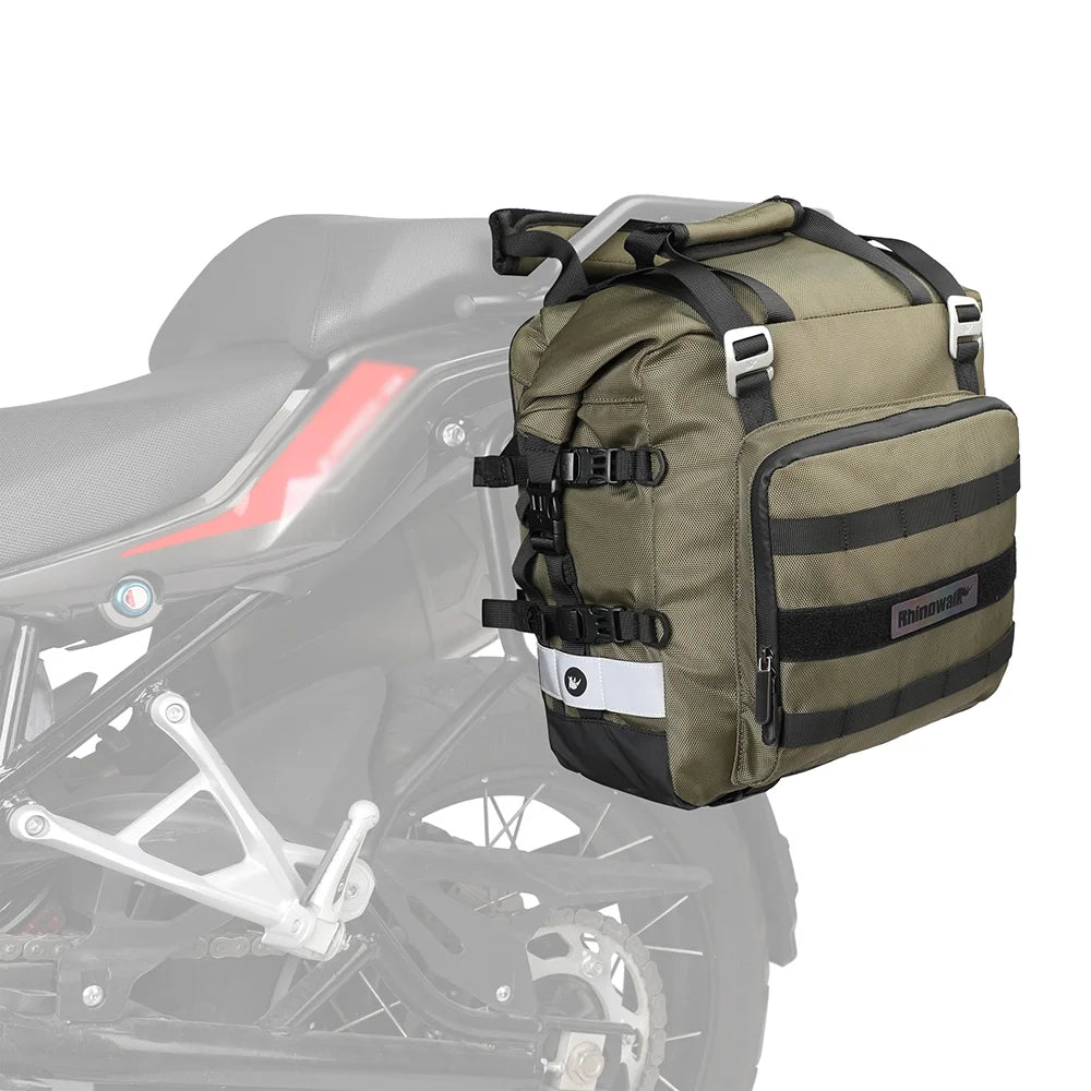 Motorcycle Side Saddle Bag 20L Waterproof Removable D309