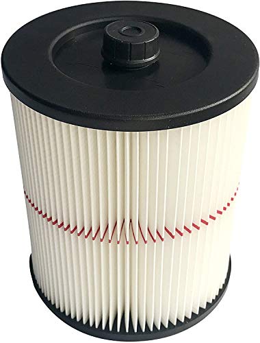 Replacement Cartridge Filter for Wet/Dry Vacuum (1 Filter & Small Brush) W110940