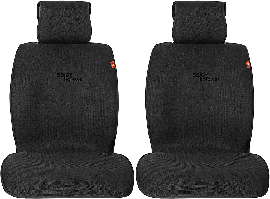 Universal Car Seat Cushion for Front Seats Black G2811