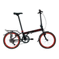 Black & Red 7-Speed Folding Bicycle Y41891