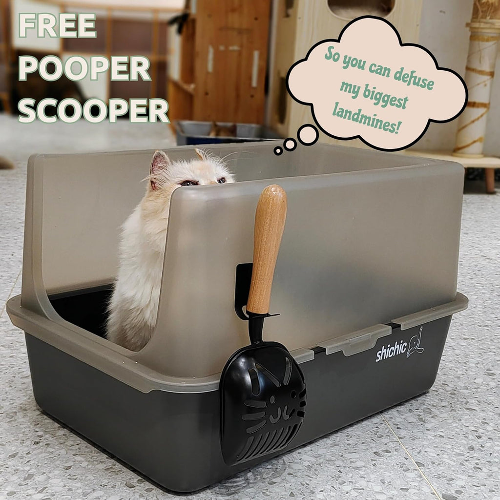 Stainless Steel Extra Large Litter Box with Lid G666239