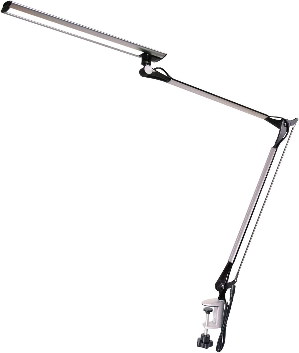 Metal Architect LED Desk Lamp with Clamp, Black V2967