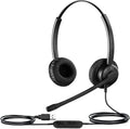 USB Headset with Noise Cancellation Microphone, Pack of 2 P205
