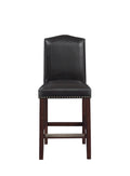 Brown Faux Leather Counter Stool X1990