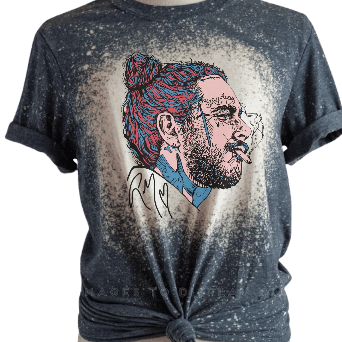 Distressed Vintage Bleached T-Shirt O1838
