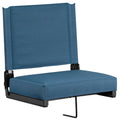 Teal Blue Grandstand Comfort Ultra Padded Seat X69759