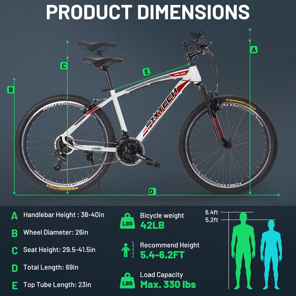 White 26'' Mountain Bike N625369