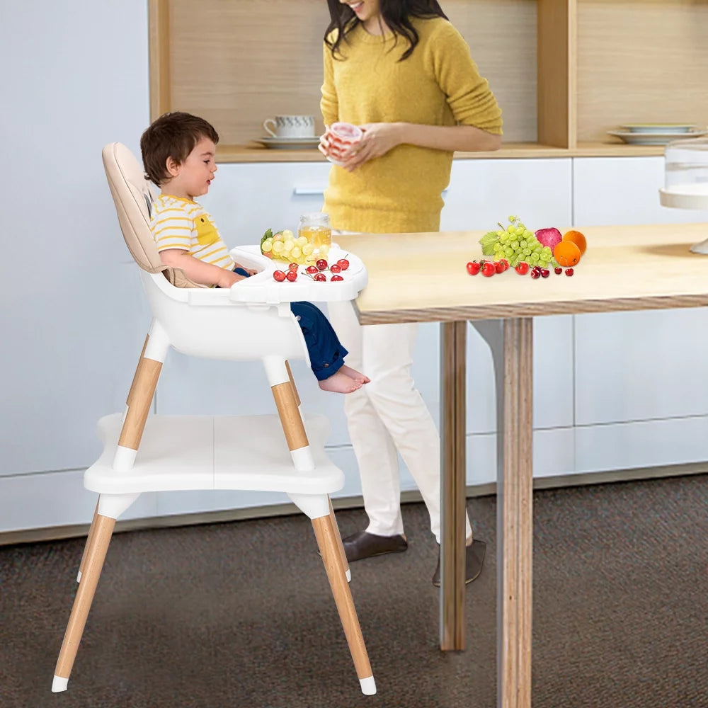 5-in-1 Wood High Chair A83485