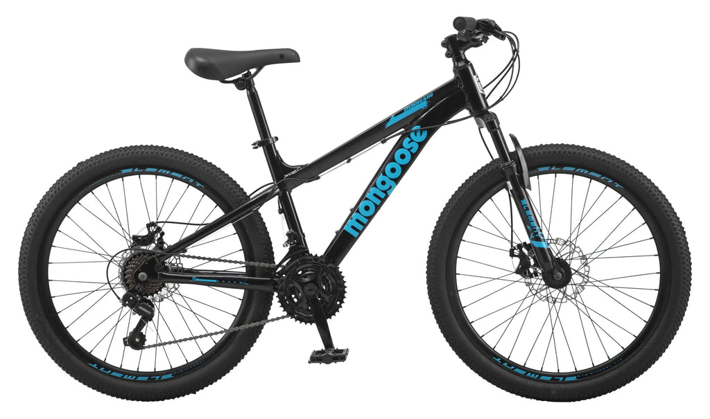 Black 24-in. 21 Speeds Mountain Bike T111717