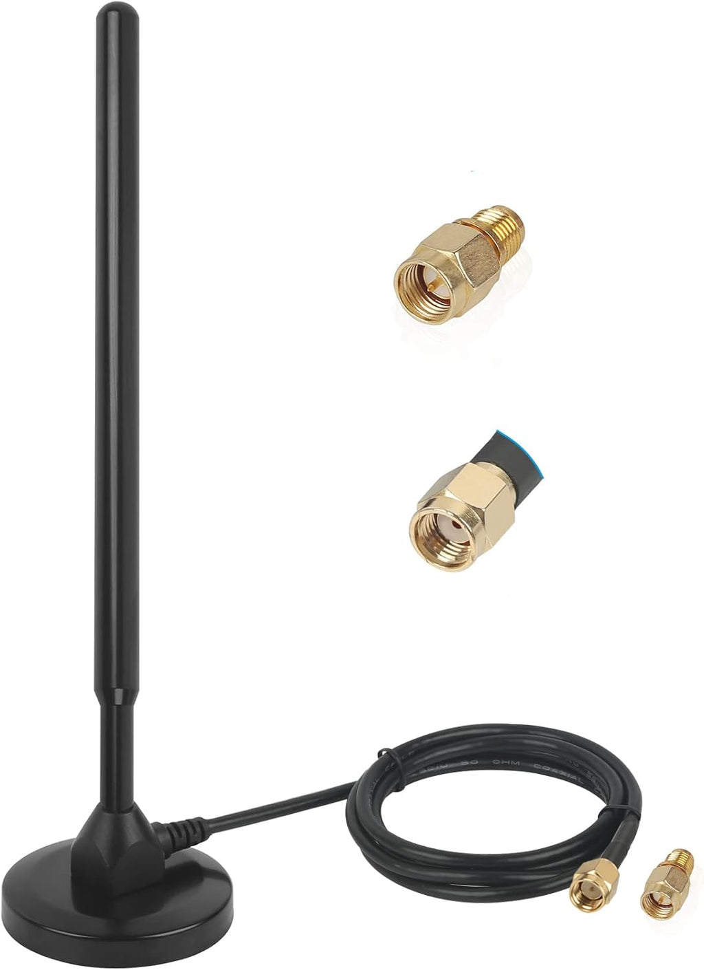 Pack of 2 915MHZ LoRa Antenna Magnet Base Pure Copper with 3M/10FT KMR195 Cable Q134375