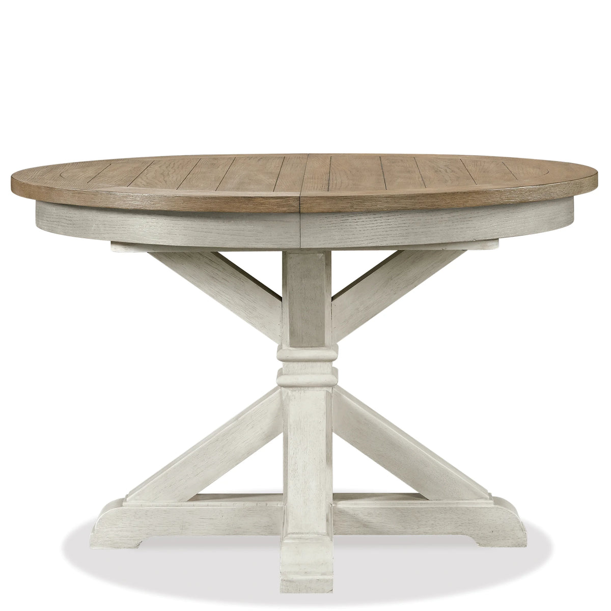 5-Piece Round Pedestal Dining Set with 4 Side Chairs M703