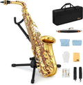 Gold Lacquer Alto Saxophone with Stand G932