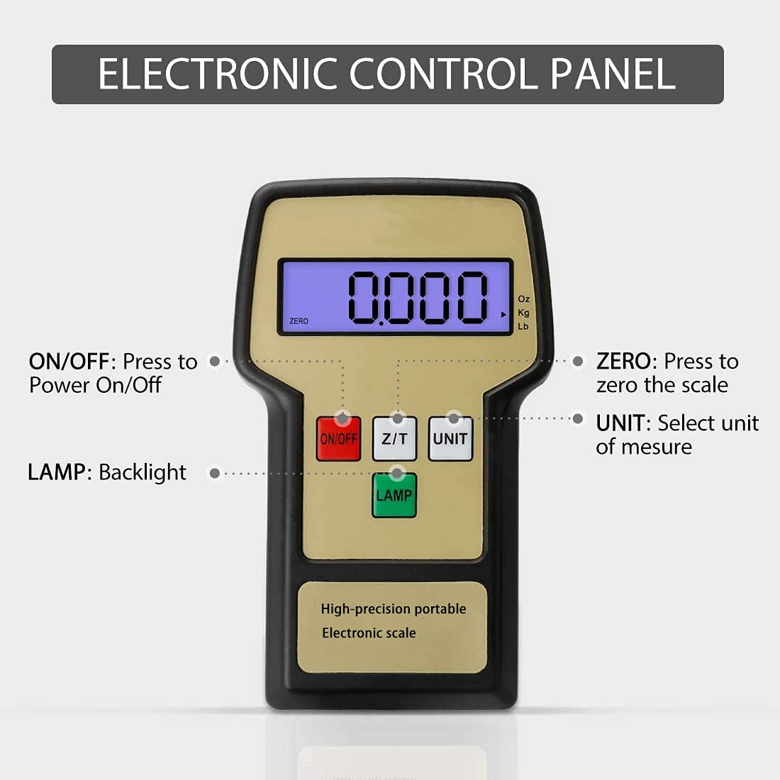 220LB Portable Digital Refrigerant Charging Weight Scale with Case, Pack of 2 F3088