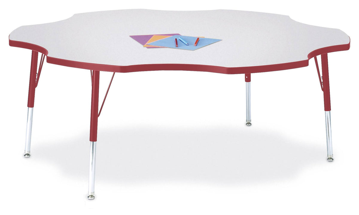 Berries Red Elementary Six Leaf Activity Table K95300