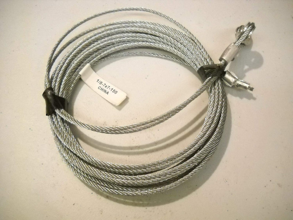 Replacement Cable Wire Enclosed Cargo Trailer Ramp Door Spring 12.5' 2 Pack M677
