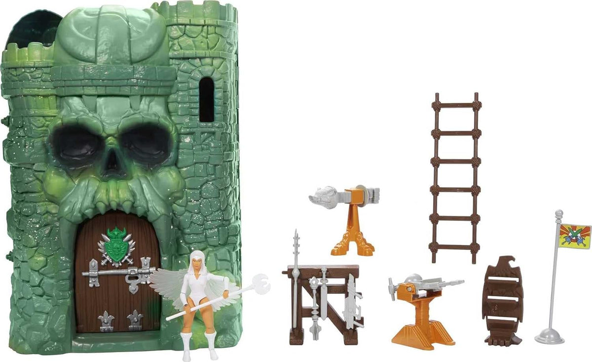 Castle Grayskull Playset with Action Figure, 4 Rooms, Trap Door & Elevator L450