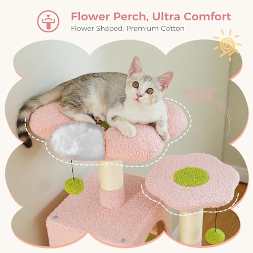 72 Inch Cat Tree and Tower with Scratching Posts D8546
