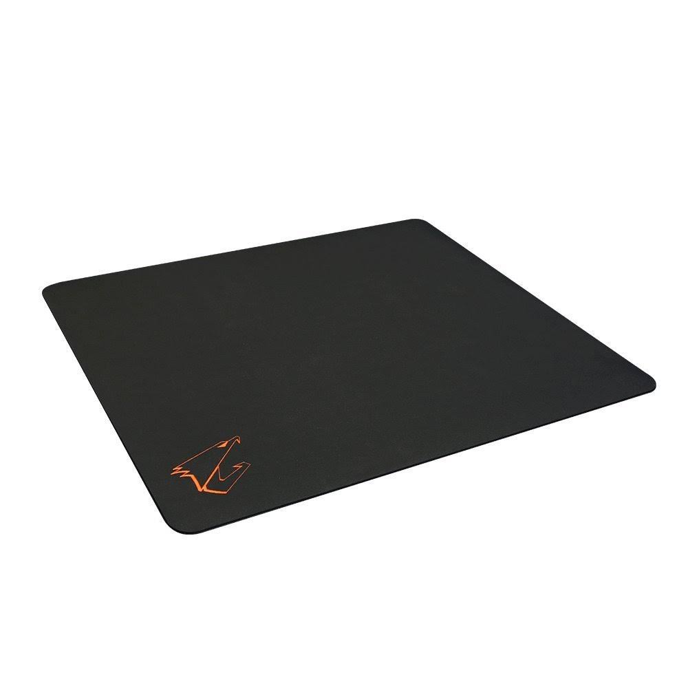 Hybrid Gaming Mouse Pad Fabric Silicon Black Orange T370329