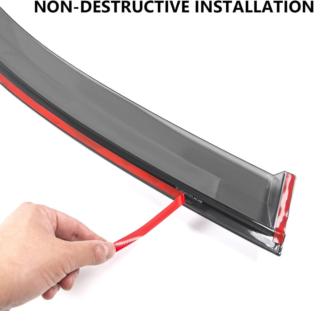 Fit 2020-2022 Ford Escape Tape-on Side Window Deflector, Pack of 2 X41003