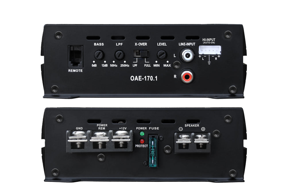Monoblock Class A/B Car Audio Subwoofer Amplifier 340W B886