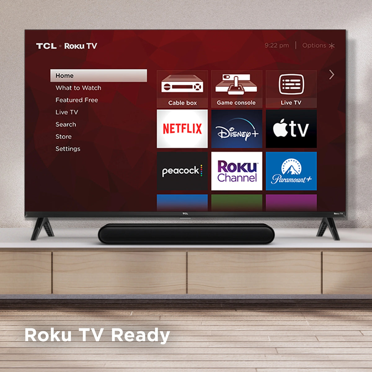 5.1 Channel Sound Bar with Wireless Subwoofer Y64237