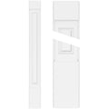 Raised Panel PVC Pilaster with Capital & Base (Pair) J652