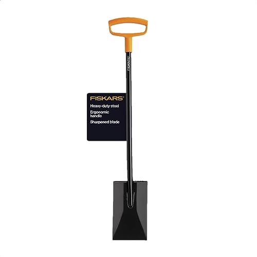 46" Steel Square Garden Spade Shovel with D-Handle E2935
