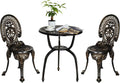 4 Piece Cast Aluminum Patio Conversation Set X46415