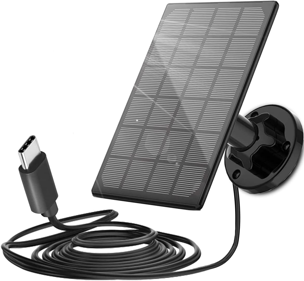 Waterproof 3.6W Solar Panel with 10FT Type-C Cable I7425