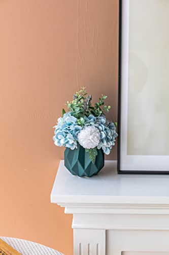 Blue Hydrangeas Artificial Flower in Vase V15159