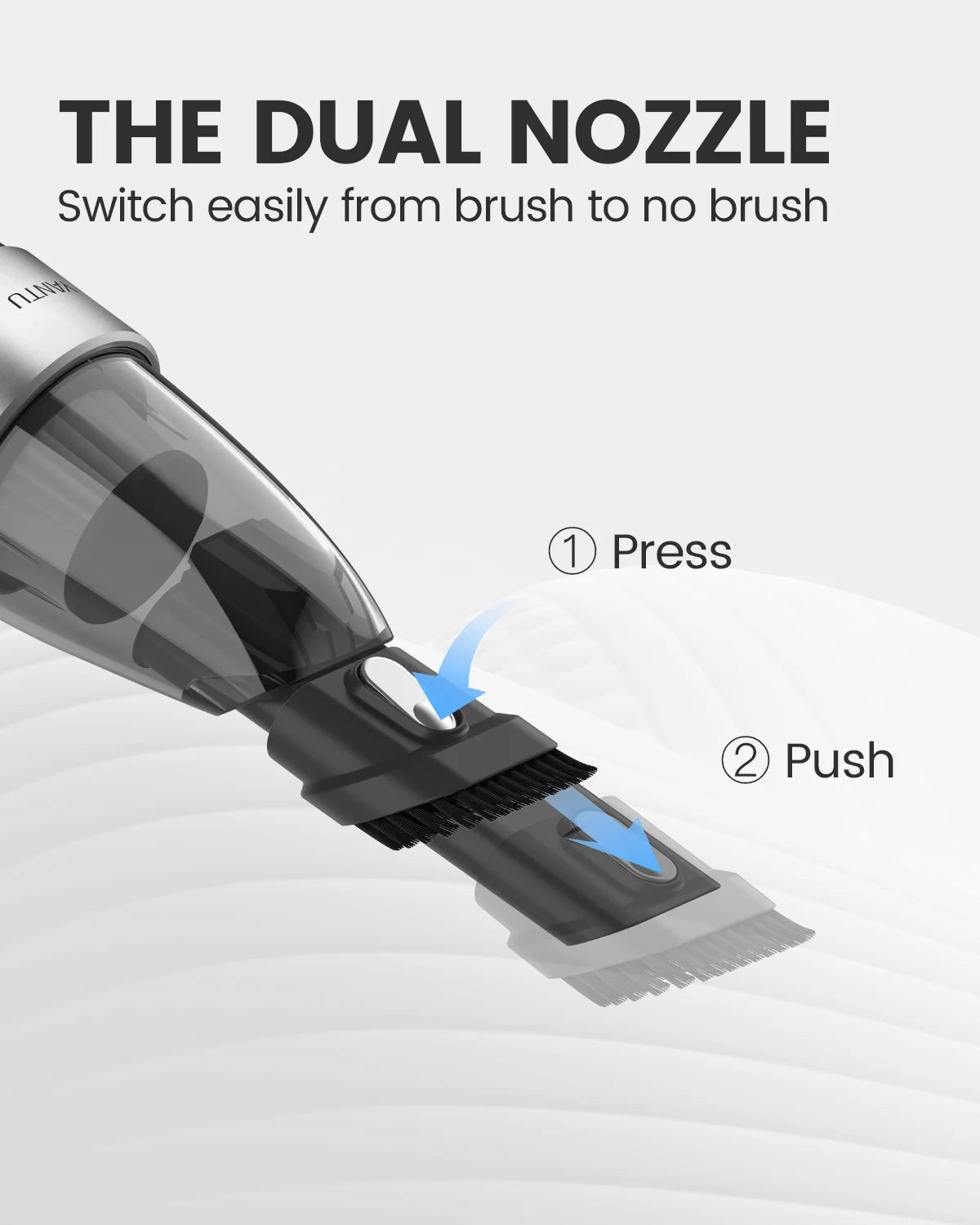 Car Vacuum Cleaner 6000PA 12V Handheld Wet/Dry C207