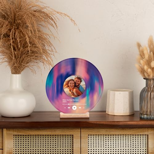 Decorative Vinyl Record with Custom Photo Y49618