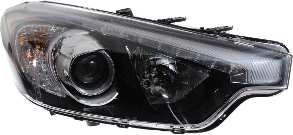 Passenger Side Headlight for Kia Forte Sedan 2015 2016 HID A390